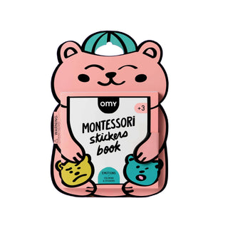 Montessori Reusable Sticker & Coloring Book at Design Life Kids