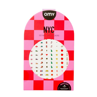 All Natural NYC Themed Nail Stickers on DLK