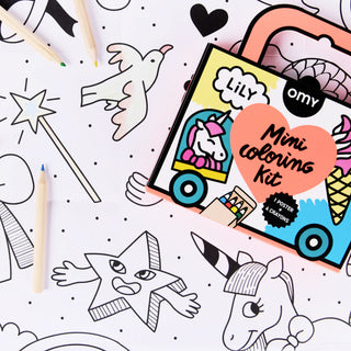 OMY Mini Coloring Kits at Design LIfe Kids