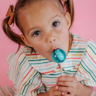 Handmade Blue Raspberry Lollipops at Design Life Kids