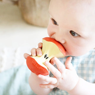 Oli & Carol Apple Teether Toy at Design Life Kids