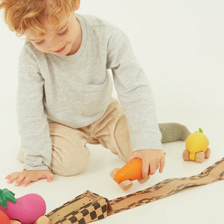Oli & Carol Carrot Car at Design Life Kids