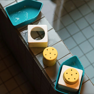 Natural Rubber Stackable Boat Bath Toys at Design Life Kids