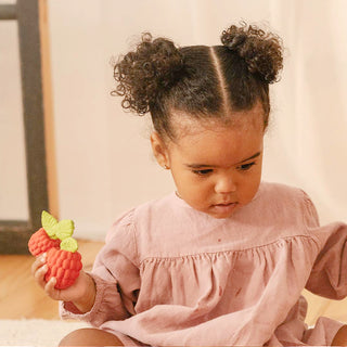 Oli & Carol Raspberry Teether Toy at Design Life Kids