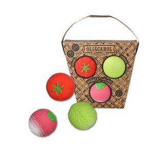 Oli & Carol Veggie Salad Baby Sensory Ball Set at DLK