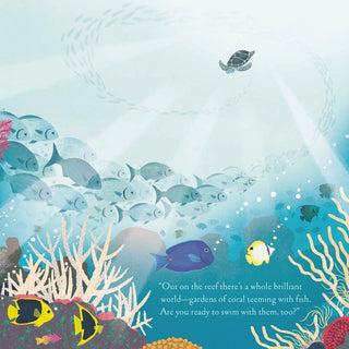 Over and Under the Coral Reef Book at Design Life Kids