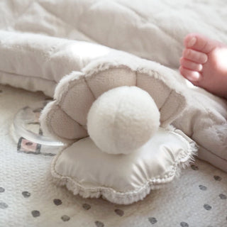 Pearly Oyster Rattle Toy Little Lamb Kind on Design Life Kids