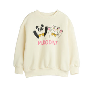 Mini Rodini Panda & Cat Sweatshirt on Design Life Kids