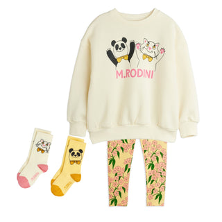 Mini Rodini Panda & Cat Sweatshirt on Design Life Kids