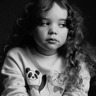 Mini Rodini Panda & Cat Sweatshirt on Design Life Kids