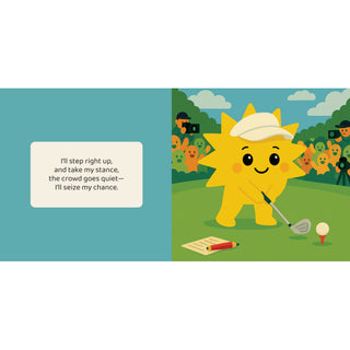 Pashy Golf Board Book at Design Life Kids