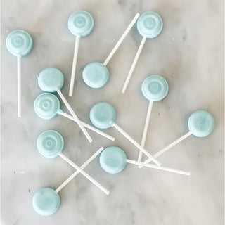 Petite Blue Raspberry Artisan Lollipops at Design Life Kids