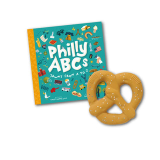 Philly Baby Book & Pretzel Teether Gift Set