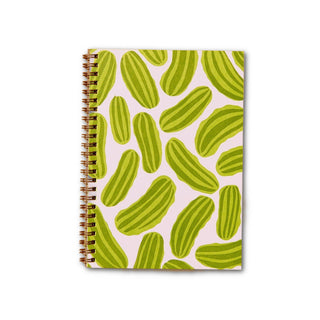 And There We Are Letterpress Pickle Print Lined Notebook at Design Life Kids