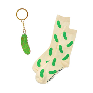 Pickle keychain & Sock Gift Set at Design Life Kids