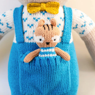 Claude the Cat & Carlton Knit Doll at Design Life Kids