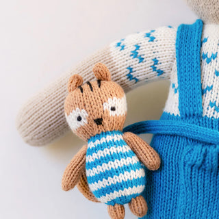 Claude the Cat & Carlton Knit Doll at Design Life Kids