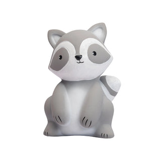 Natural Woodland Raccoon Baby Teething Toy at Design Life Kids