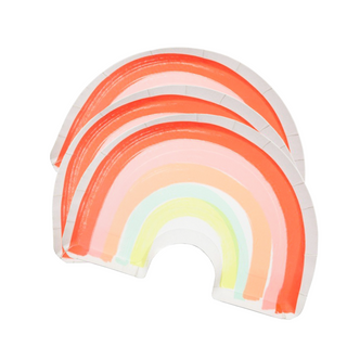 Rainbow Shaped Party Plates