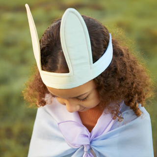 Rainbow Bunny Ears Crown for Kids Pretend Play & Birthdays on DLK