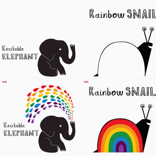 Rainbow Snail Color Change Bath Book at Design Life Kids