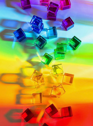 Rainbow Acrylic Blocks at Design Life Kids