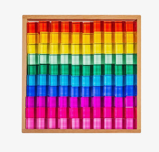 Rainbow Acrylic Blocks at Design Life Kids