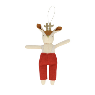 Mr. Reindeer Ornament Doll at Design Life Kids