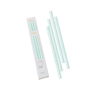 Reusable Blue Flower Tumbler Straw Set at DLK