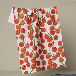 Ripe & Ready Tomatoes Geometry Towels at DLK