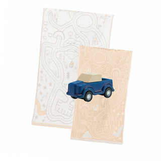 Road Map Beach Towel & Toy Truck Gift Set at Design Life Kids