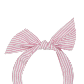 Candy Stripe Tie Headband for kids on DLK