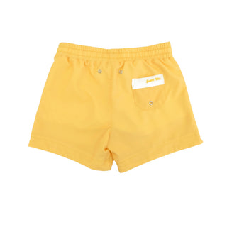 Beach Club Yellow Boys Swim Shorts at Design Life Kids

