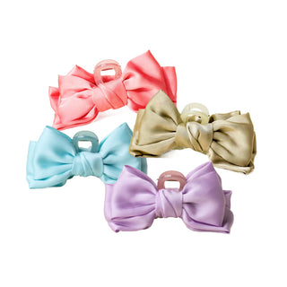 Satin Big Bow Hair Claws at Design Life Kids