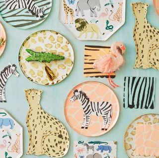 Safari Animal Cheetah Party Plates