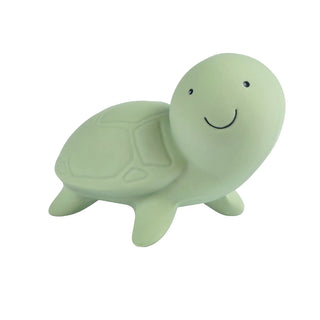 Natural Rubber Turtle Bath Toy & Rattle at Design Life Kids