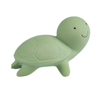 Natural Rubber Turtle Bath Toy & Rattle at Design Life Kids