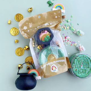 St Patricks Day Leprechaun Trap Playdough Kit on DLK