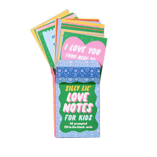 Fill in the Blank Silly Lil' Love Notes For Kids at Design Life Kids