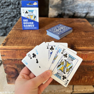 Ski House Winter Games Themed Playing Cards at DLK