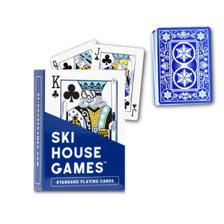 Ski House Winter Games Themed Playing Cards at DLK
