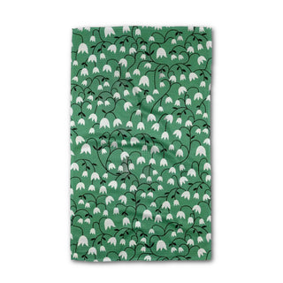 Snowdrop Flowers Geometry Towels at Design Life Kids