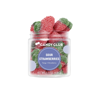 Sour Strawberry Gummy Candy on DLK