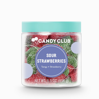 Sour Strawberry Gummy Candy on DLK