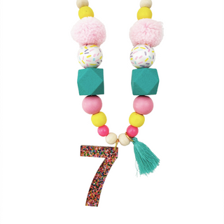 7th Birthday Sprinkles Necklace on DLK