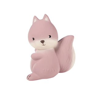 Natural Woodland Squirrel Baby Teething Toy at Design Life Kids