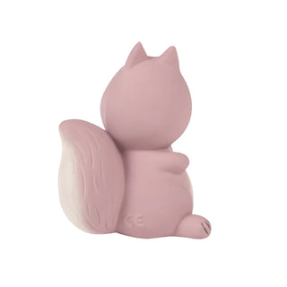 Natural Woodland Squirrel Baby Teething Toy at Design Life Kids