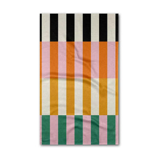 Stacked Stripes Geometry Towels at Design Life Kids