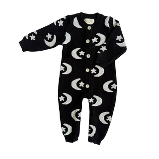 Moon & Stars Baby Knit Jumpsuit at Design Life Kids