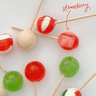 Handmade Strawberry Lollipops at Design Life Kids